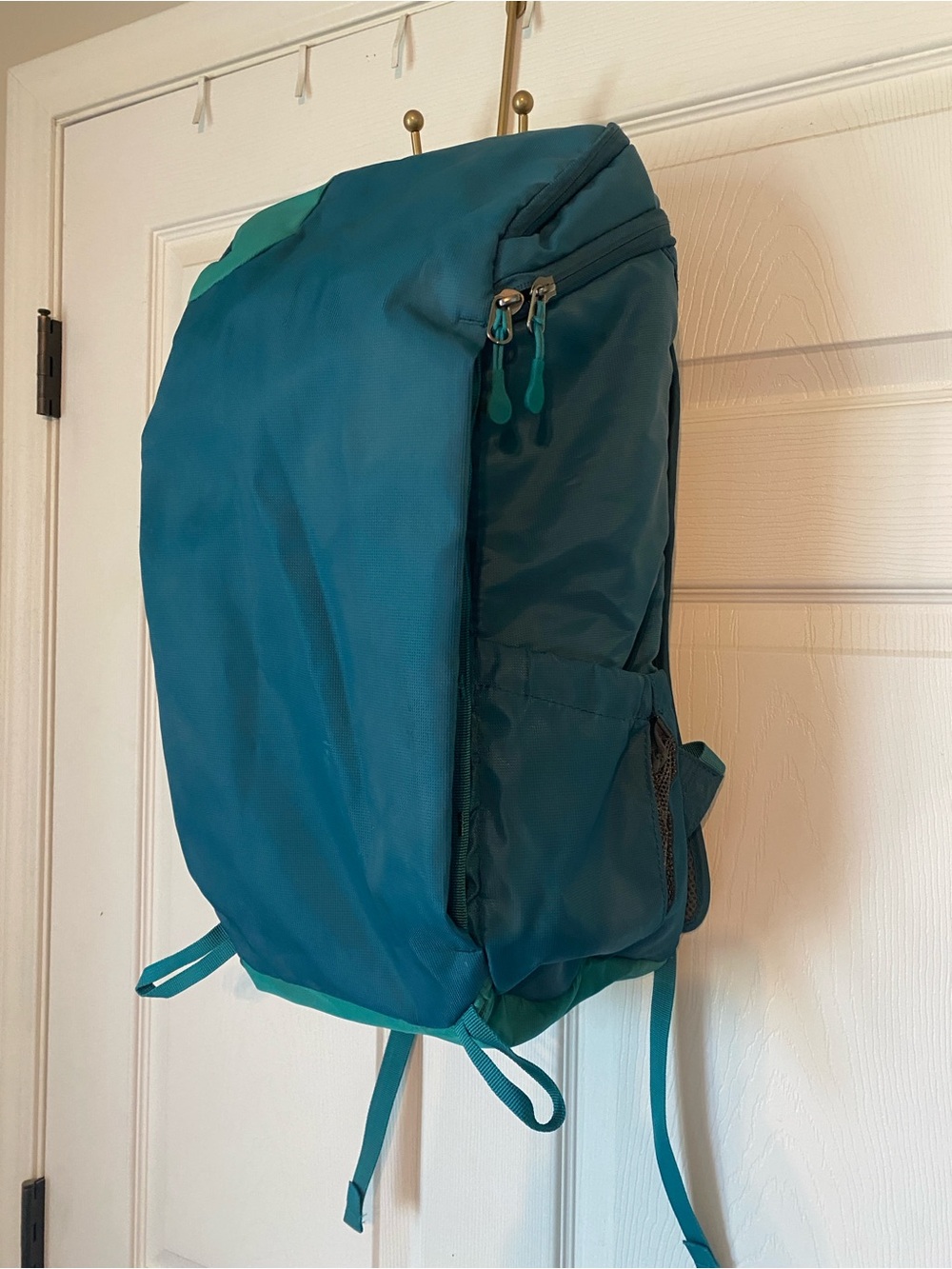 Embark Travel Backpack - Jartop Blue/Green Teal Hiking Camping Daypack